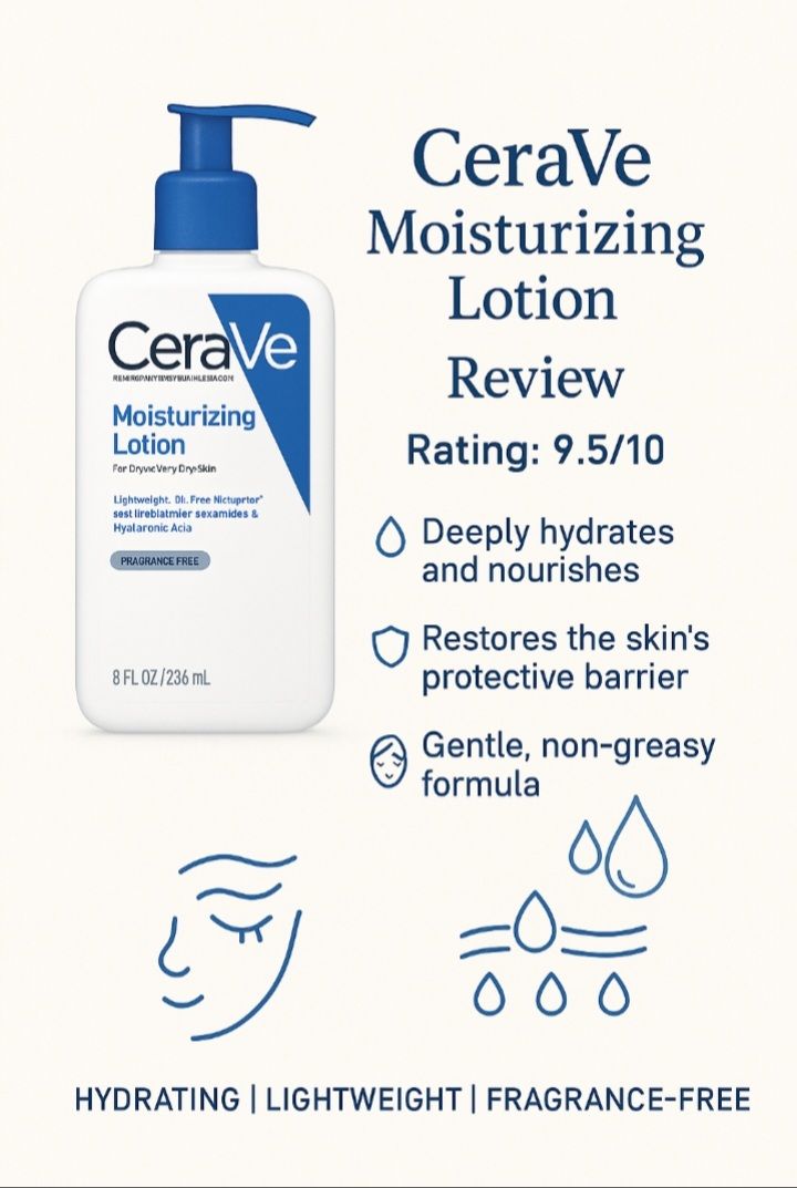 CeraVe Moisturizing Lotion Dry to Very Dry Skin - 236ml
