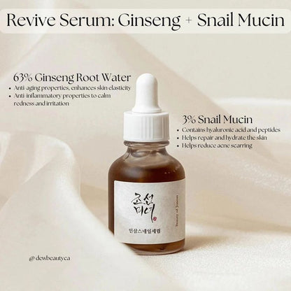 Beauty Of Joseon Revive Serum Ginseng + Snail Mucin - 30ml