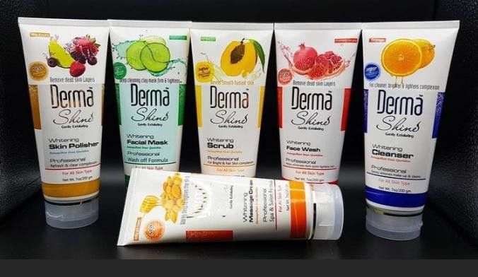 Derma Shine Fruit Facial Kit, 6-Pack (70gm Each)